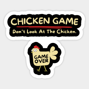 Chicken Lover Funny Chicken Game Sticker